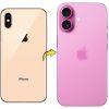 Converter Back Panel Housing for Apple iPhone XS to iPhone 16 (Pink)