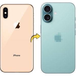Converter Back Panel Housing for Apple iPhone XS to iPhone 16 (Teal)