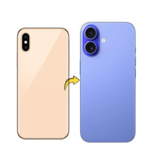 Converter Back Panel Housing for iPhone XS to iPhone 16 (Blue)