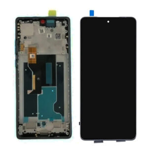 Mobile Display For Moto G96 With Frame OLED Complete Combo Folder |RDGstores