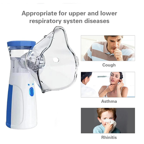 Mesh Nebulizer Price Portable Mini Vibrating Mesh Nebulizer Hand Free Rechargeable Effective Handheld - Image 2