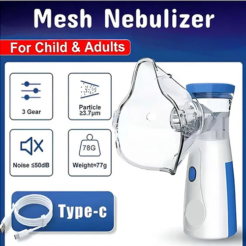 Mesh Nebulizer Price Portable Mini Vibrating Mesh Nebulizer Hand Free Rechargeable Effective Handheld - Image 5
