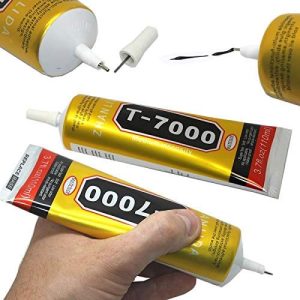 T 7000 50ml Mobile Display Black Glue, Multipurpose Fabric Glue, Mobile Glue for Screen Repairing, Glue drops for Jewelry, Shoes, Art and Crafts Black (Pack of 360 )