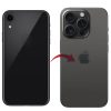 RDG Converter Housing Assembly Rear Back Chassis Housing For Apple iPhone XR Convert to iPhone 16 Pro Black Titanium
