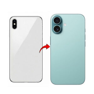 Back Panel Housing Converter for iPhone X to 16 Teal|RDG Stores