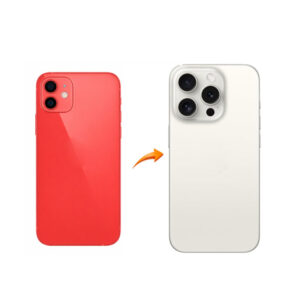 Back Panel Housing Converter for iPhone 12 to 16 Pro Natural Titanium|RDG Stores