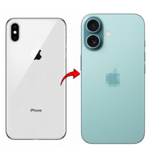 Back Panel Housing Converter for iPhone X to 16 Teal|RDG Stores
