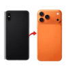 Back Panel Housing Converter for iPhone Xs Max to 17 Pro Max (Cosmic Orange)|RDG Stores