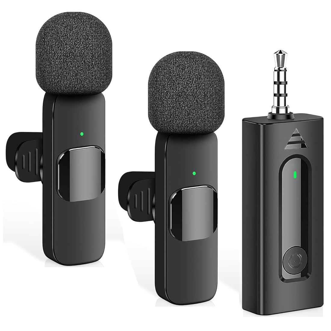 Wireless Lavalier Microphone K35 Noise Reduction Mic for YouTube, Vlogging, Recording | RDGstores