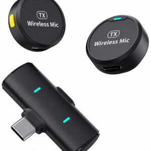 Wireless Lavalier Microphone TX Noise Reduction Mic for YouTube, Vlogging, Recording | RDGstores