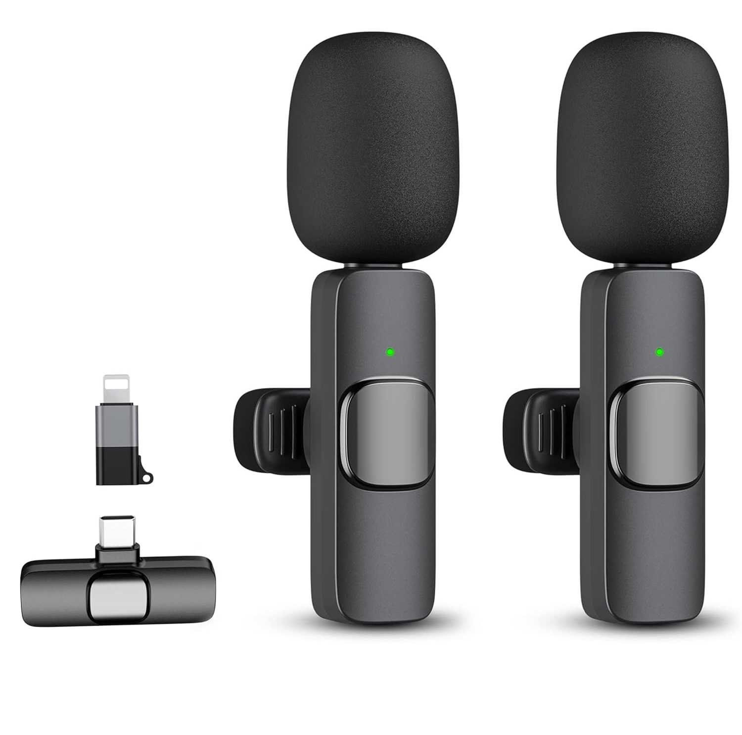 Wireless Lavalier Microphone K9 Noise Reduction Mic for YouTube, Vlogging, Recording | RDGstores