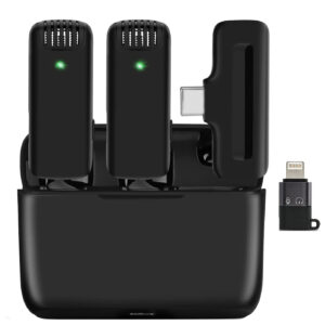 Wireless Lavalier Microphone J13 Noise Reduction Mic for YouTube, Vlogging, Recording | RDGstores