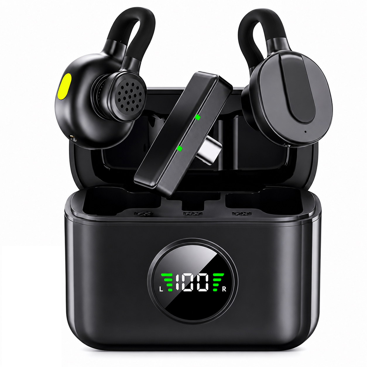 Wireless Lavalier Microphone Q28 Noise Reduction Mic for YouTube, Vlogging, Recording | RDGstores