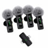 Wireless Lavalier Microphone T90 Noise Reduction Mic for YouTube, Vlogging, Recording | RDGstores
