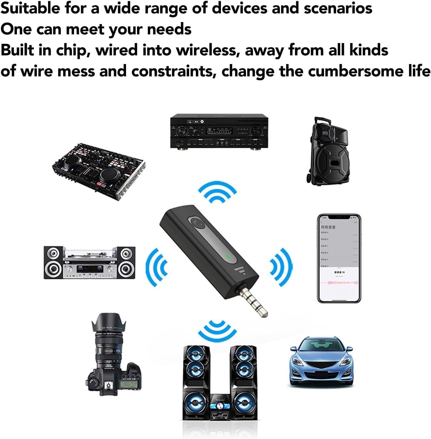 Wireless Lavalier Microphone K35 Noise Reduction Mic for YouTube, Vlogging, Recording | RDGstores - Image 3