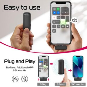 Wireless Lavalier Microphone J13 Noise Reduction Mic for YouTube, Vlogging, Recording | RDGstores