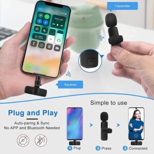 Wireless Lavalier Microphone K8 Noise Reduction Mic for YouTube, Vlogging, Recording | RDGstores