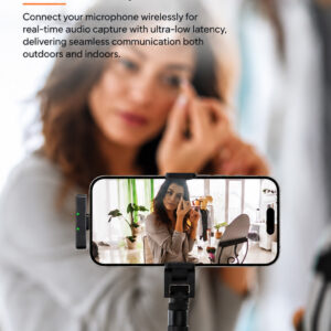Wireless Lavalier Microphone Q28 Noise Reduction Mic for YouTube, Vlogging, Recording | RDGstores