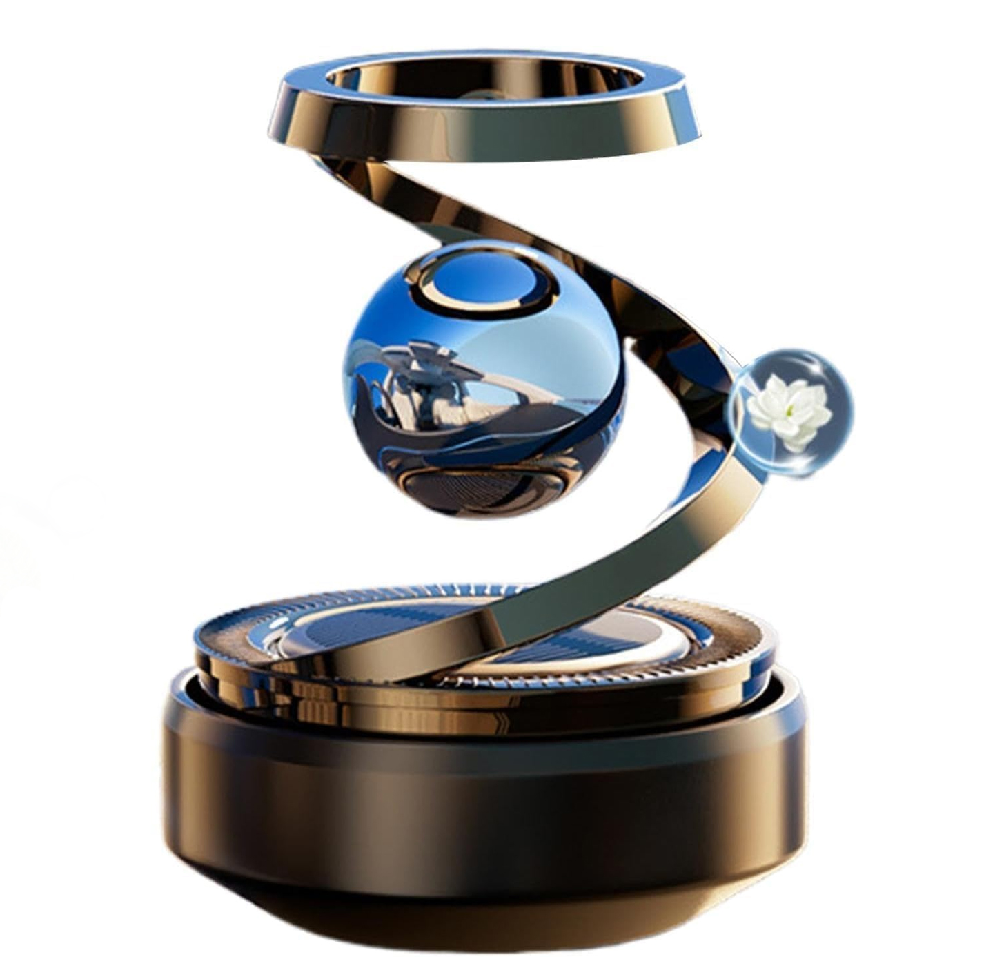 Solar Aromatherapy Car Air Freshener | 2026 Stylish Dashboard Rotating Perfume Diffuser | Premium Solar-Powered Autorotation Decoration for Car Interior | Eco-Friendly Fragrance Diffuser - Image 2