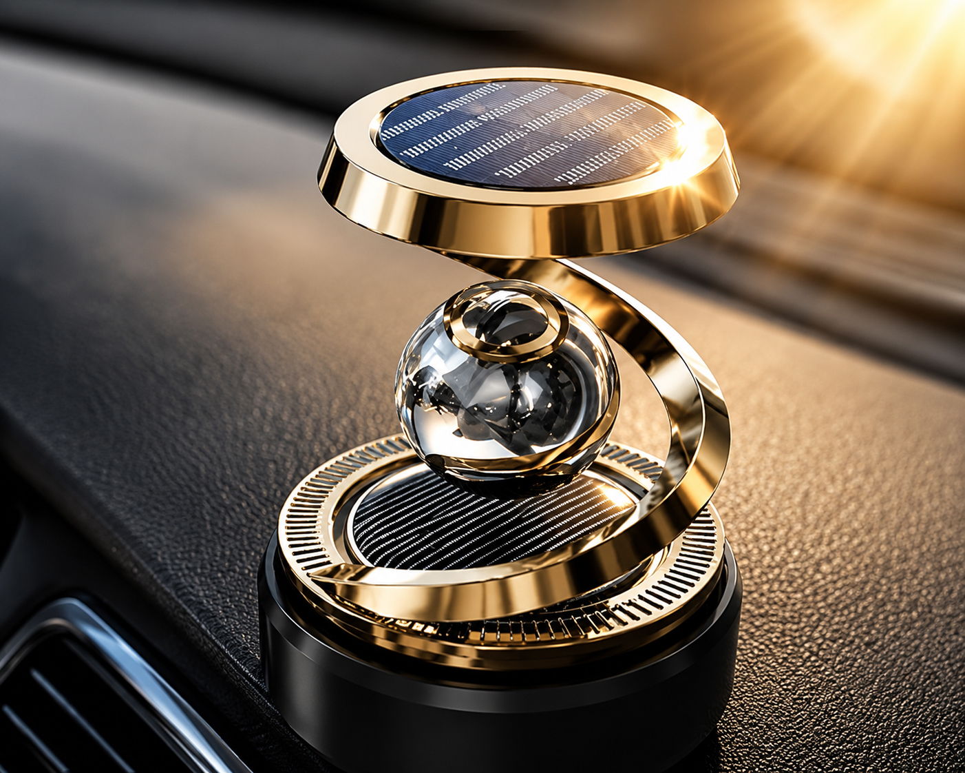 Solar Aromatherapy Car Air Freshener | 2026 Stylish Dashboard Rotating Perfume Diffuser | Premium Solar-Powered Autorotation Decoration for Car Interior | Eco-Friendly Fragrance Diffuser - Image 5