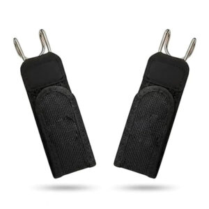 Buckleless Elastic Belt for Men & Women Invisible Waist Belt Tactical Metal Hook Stretch Adjustable No Buckle Comfort Belt for Jeans Pants Dresses Office Travel Casual Wear 1-PAIR