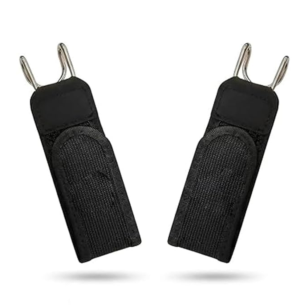 Buckleless Elastic Belt for Men & Women Invisible Waist Belt Tactical Metal Hook Stretch Adjustable No Buckle Comfort Belt for Jeans Pants Dresses Office Travel Casual Wear 1-PAIR - Image 2