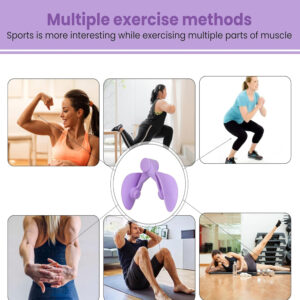 Hip Pelvic Trainer for Men, Women | Thigh Master & Inner Thigh Exerciser | Postpartum Pelvic Floor Strengthening, Leg, Butt Workout Equipment | Portable Fitness Tool for Home Gym Office