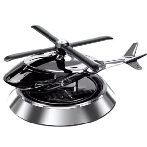 Solar Helicopter for Car | Aroma Diffuser Air Freshener for Car | Rotating Solar Powered Helicopter for Car Dashboard | Interior Perfume Diffuser for Offices and Study Tables as a Showpiece