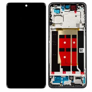 Mobile Display For Oppo Reno 11 pro Amoled with Frame (Rock Grey) Complete Combo Folder |RDGstores