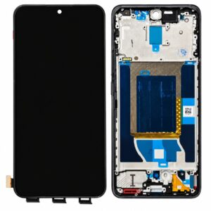Mobile Display For Realme 14 pro Amoled with Frame (Grey) Complete Combo Folder |RDGstores