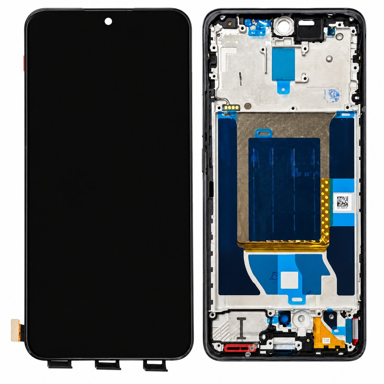 Mobile Display For Realme 14 pro Amoled with Frame (Grey) Complete Combo Folder |RDGstores